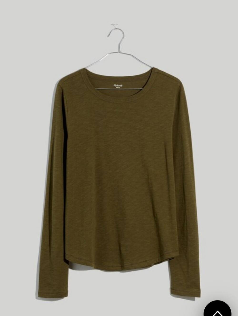 Madewell 100% Cotton Olive Green Long Sleeve Shirt